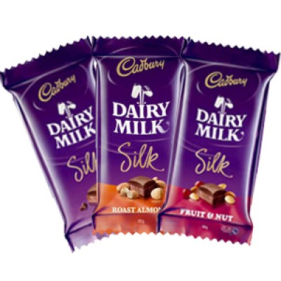 3 silk Chocolates